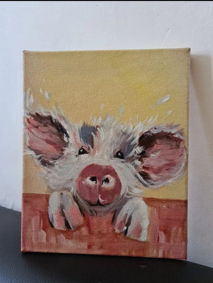 Hand painted Piggy