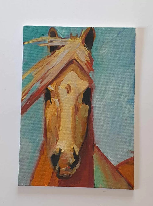 Hand painting of a horse