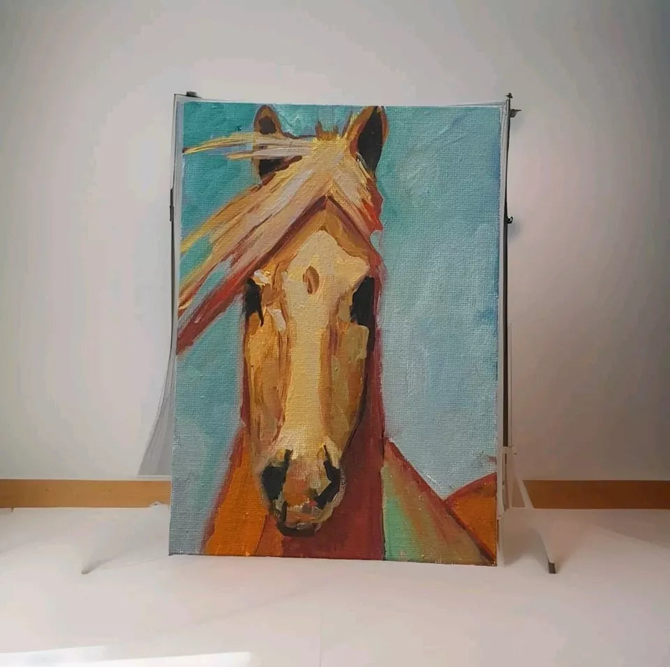 Hand painting of a horse