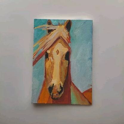 Hand painting of a horse