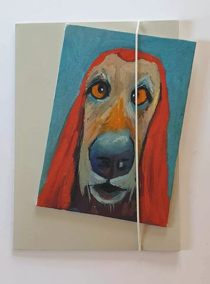 Hand painting of dog